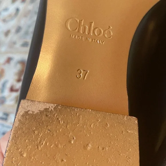Chloé  Loafers with Gold Accent - Picture 11 of 17